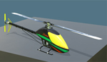Minicopter Diabolo 700, setup by Max Grundler